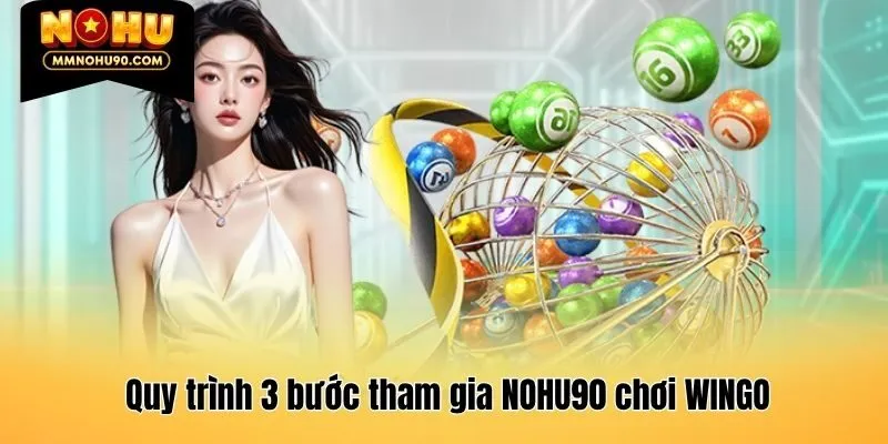 Quy trình 3 bước tham gia NOHU90 chơi WINGO